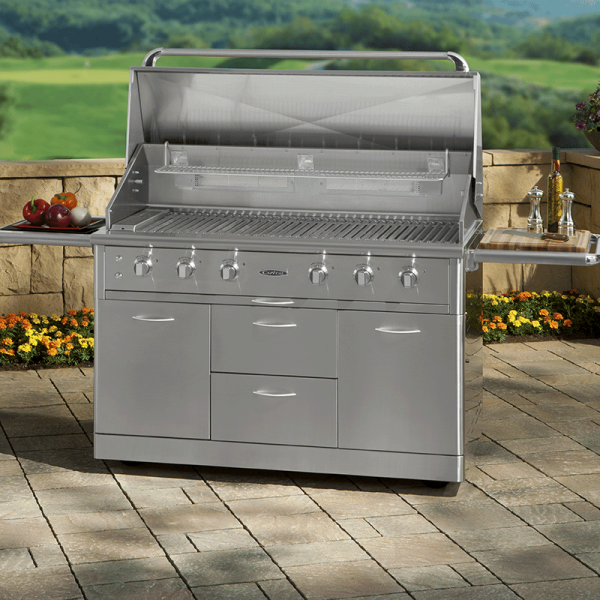 Capital 52 Inch Freestanding BBQ with Solid Flat Plate
