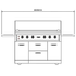 Capital 52 Inch Freestanding BBQ with Solid Flat Plate