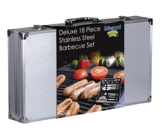 Masport Deluxe 18 Piece Stainless Steel Barbecue Set