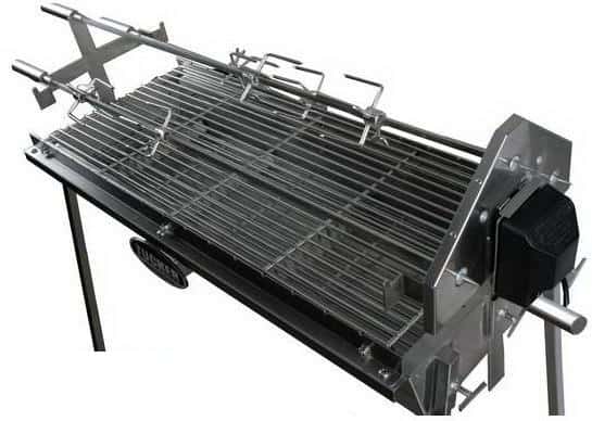 Tucker Semi Hooded 900mm Charcoal Spit