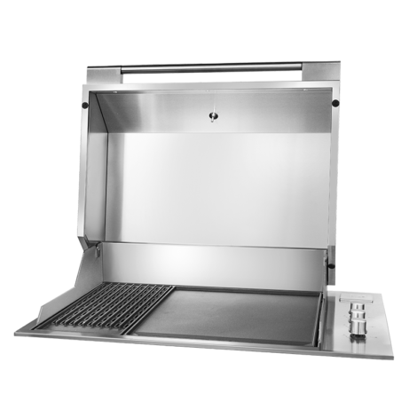 Artusi BBQ 316 Marine Grade Stainless Steel 90 cm BBQ With Hood - ABBQM2-ABBQMH2