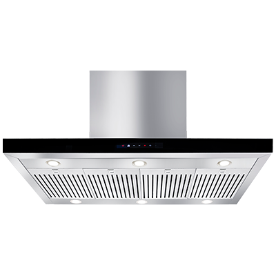 Artusi 120cm Canopy Outdoor BBQ Rangehood with Black Enamel