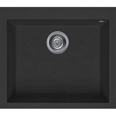 Artusi Black Granitek Sink 57cm x 50cm