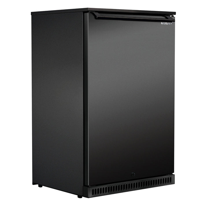 Husky 104L Solid Door Alfresco Drinks Chiller in Black