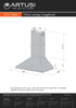 Artusi 120cm Canopy Outdoor BBQ Rangehood