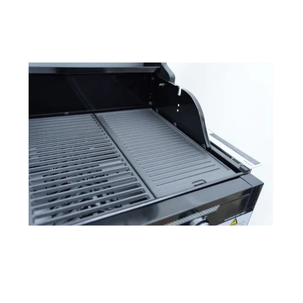 Artusi Matte Black 114cm 4 Burner Built In BBQ