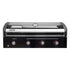 Artusi Matte Black 114cm 4 Burner Drop In BBQ - ABIBBQ4
