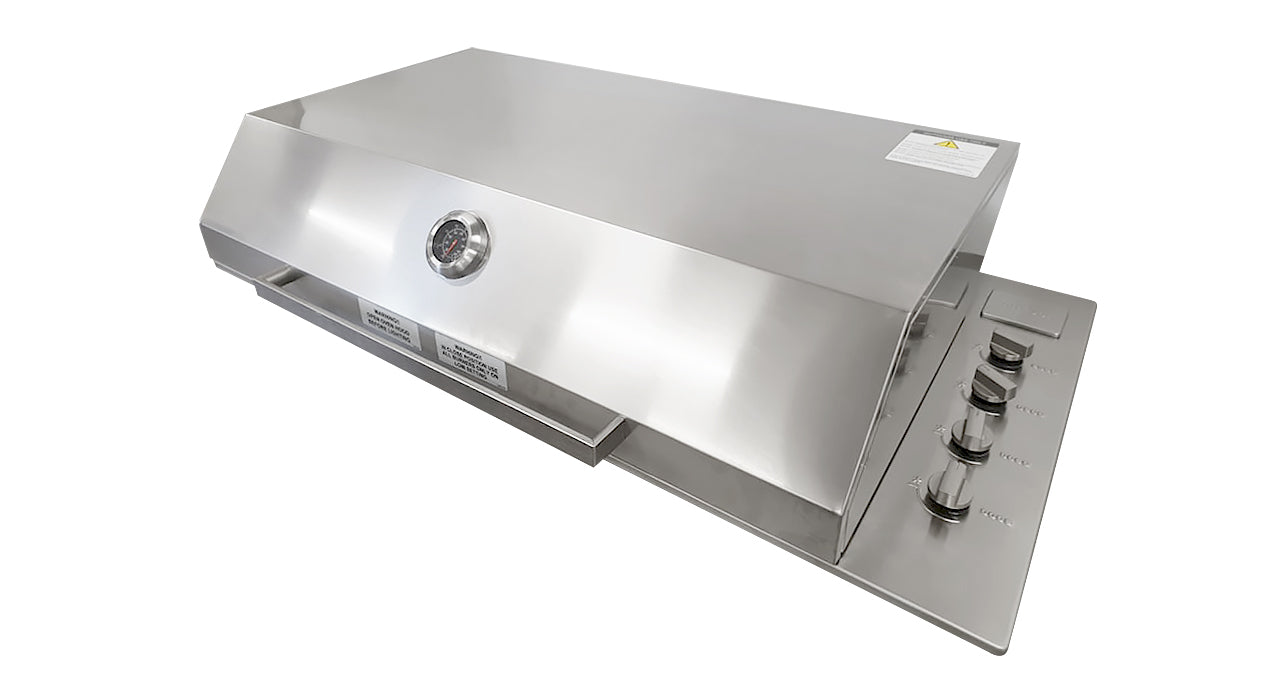 Artusi 316 SS Marine Grade Built In BBQ with 316 Hood