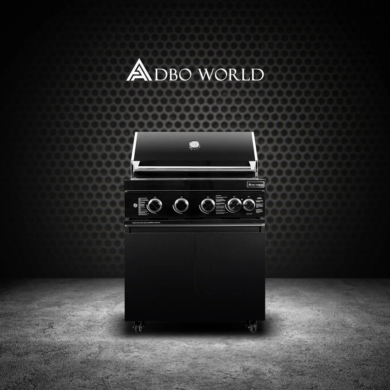 Aspire Stainless Steel 4 Burner Built In BBQ
