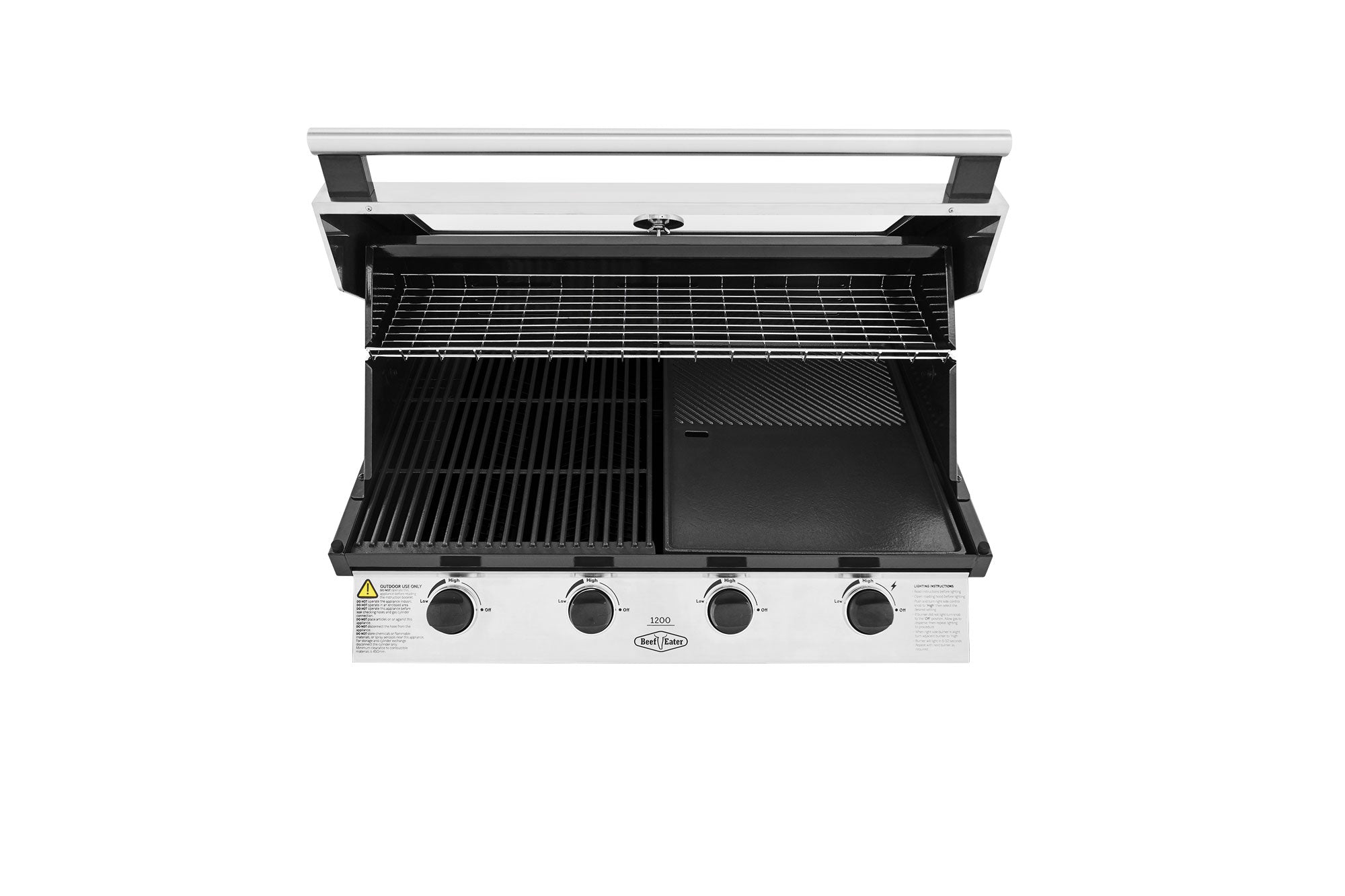 Beefeater 1200 Series Stainless Steel 4 Burner Built In BBQ