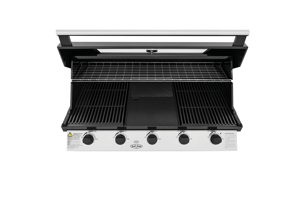 Beefeater 1200 Series Black 5 Burner Built-in BBQ