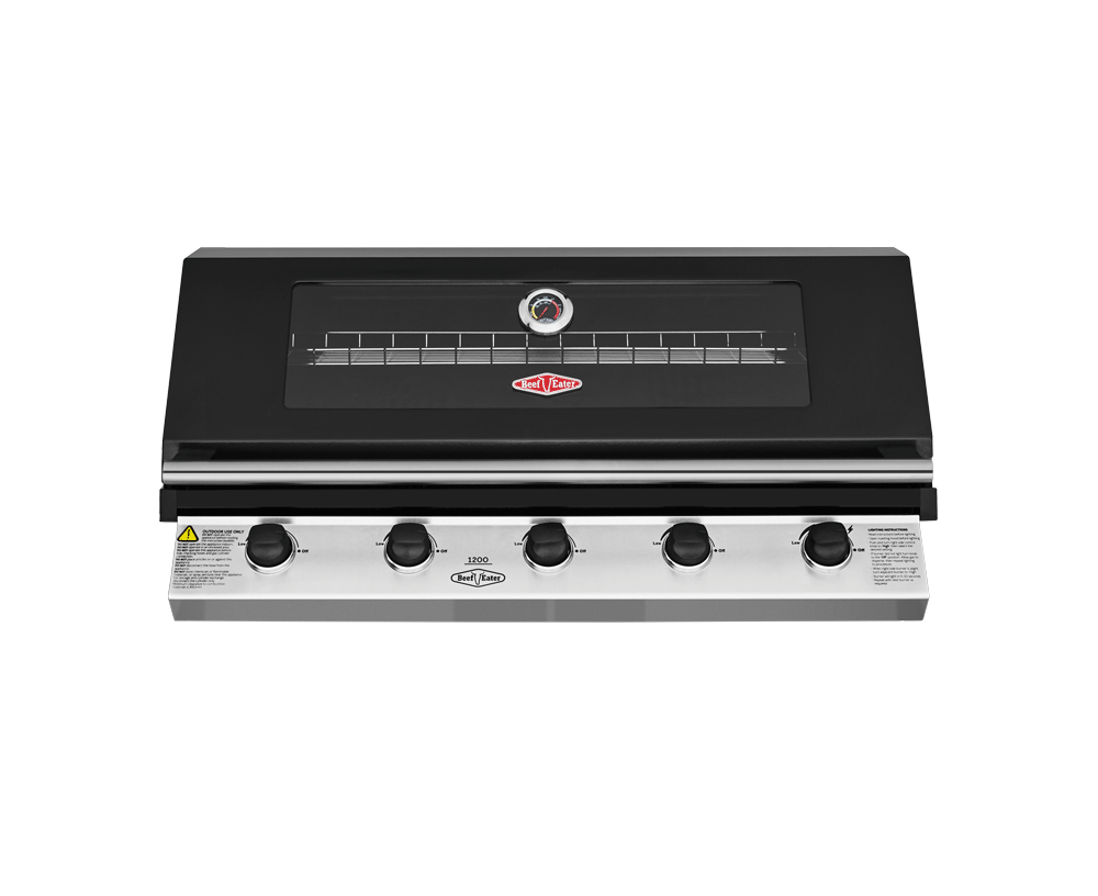 Beefeater 1200 Series 5 burner Built-in BBQ - BBG1250BB