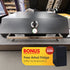 Artusi Matte Black 3 Burner BBQ with Hood