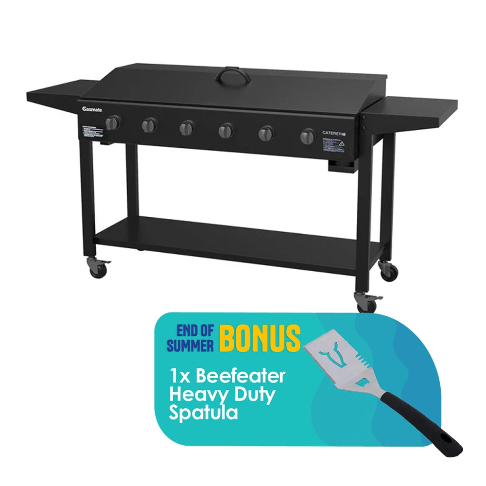 Gasmate Caterer 6 Burner Flat Top BBQ