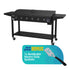 Gasmate Caterer 6 Burner Flat Top BBQ