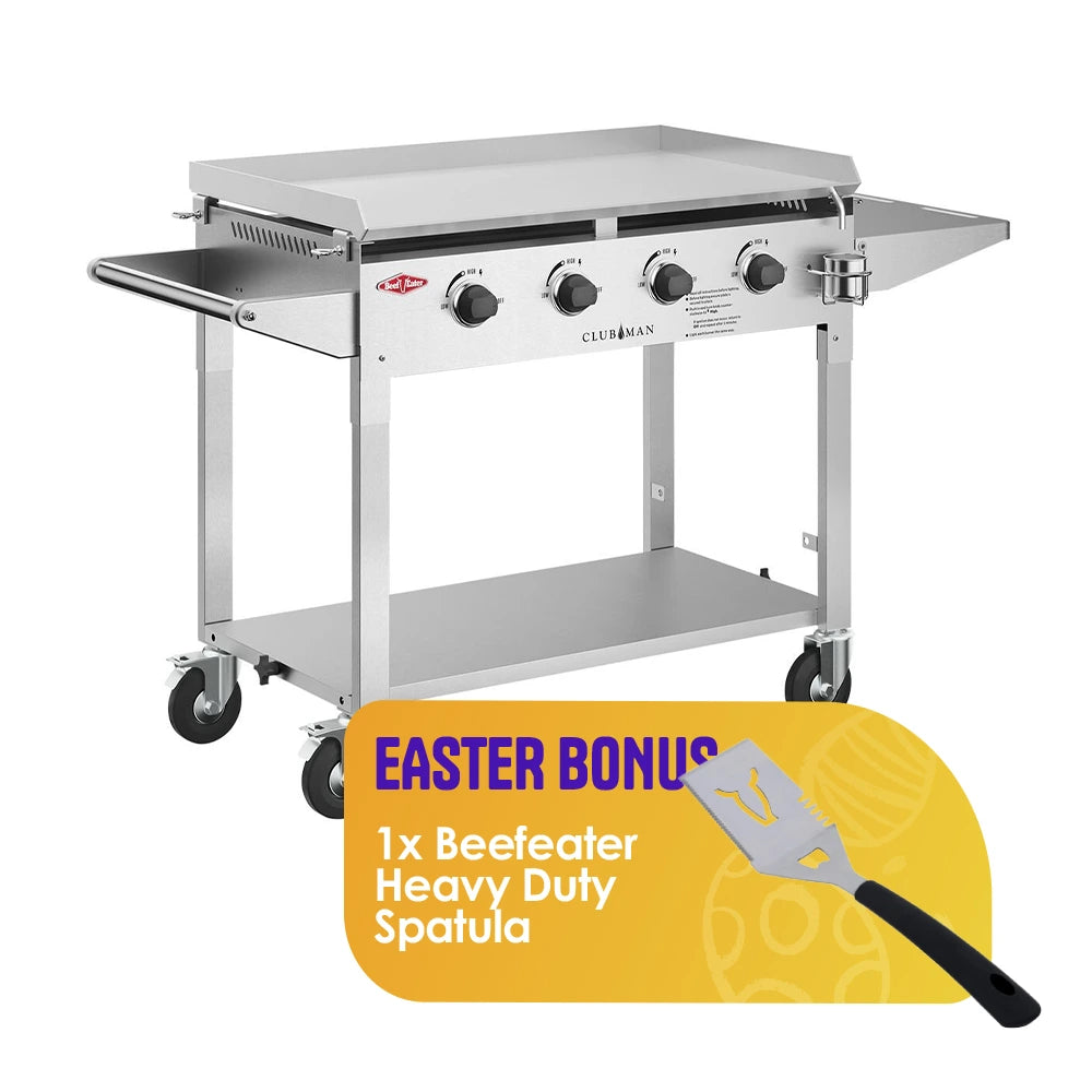 Beefeater Clubman Stainless Steel All Plate BBQ