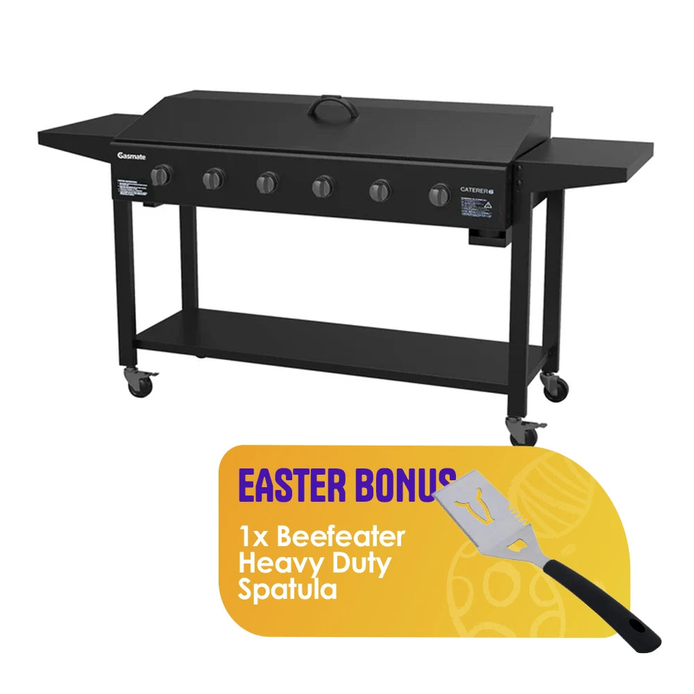Gasmate Caterer 6 Burner Flat Top BBQ