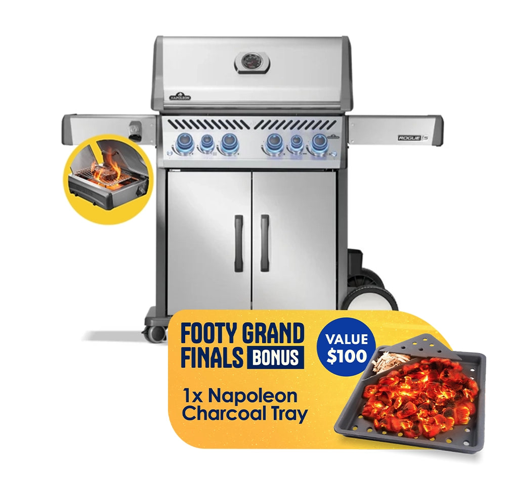 Napoleon Rogue Pro-S 525 SS 4 Burner BBQ with Infrared Sizzle Sideburner