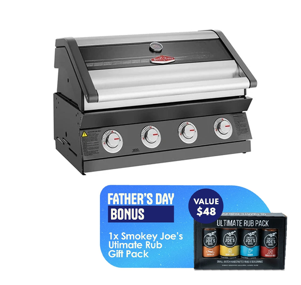 Beefeater 1600 Series Dark 4 Burner Built-In BBQ