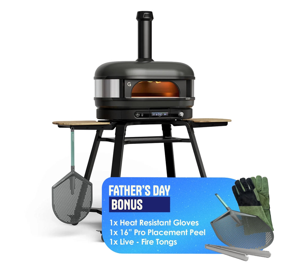 Gozney Dome XL Gen 2 Pizza Oven Black Essentials Bundle - Hybrid Fuel (LPG/Natural Gas)