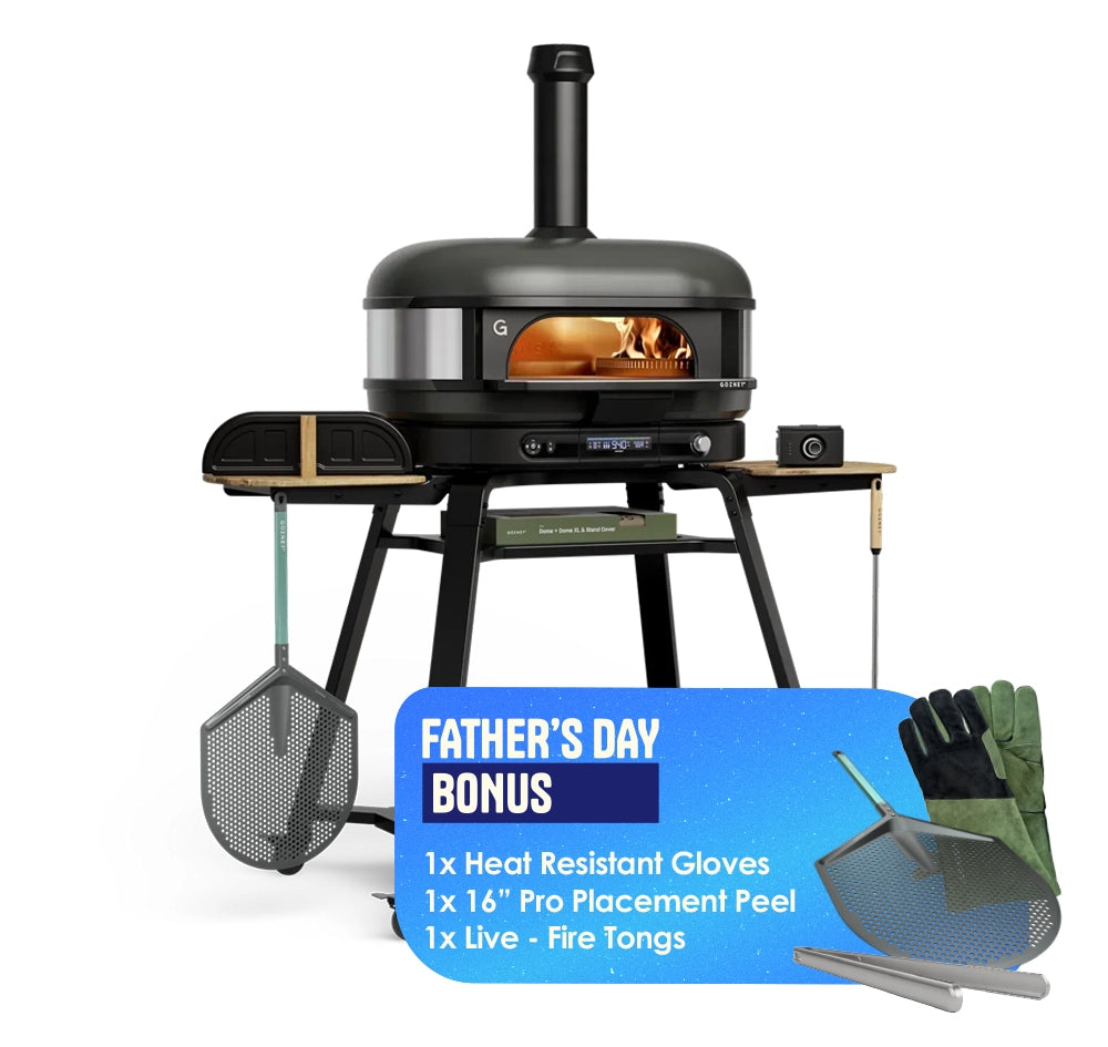 Gozney Dome XL Gen 2 Pizza Oven Black Ultimate Bundle - Hybrid Fuel (LPG/Natural Gas)