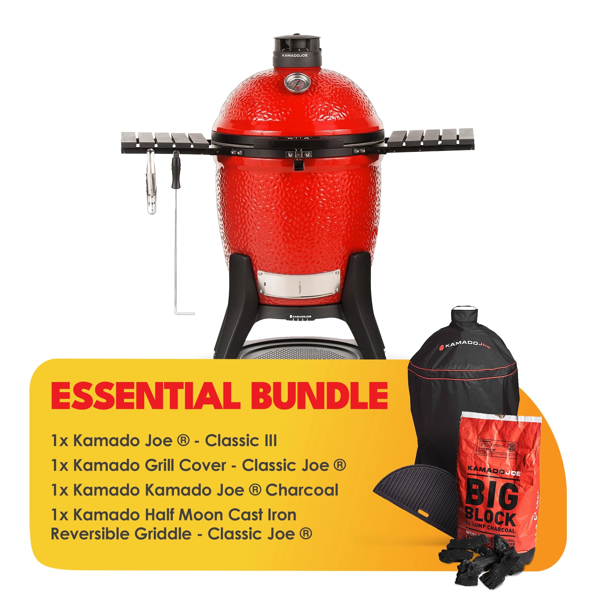Kamado Joe ® - Classic III with Stand Essential Bundle