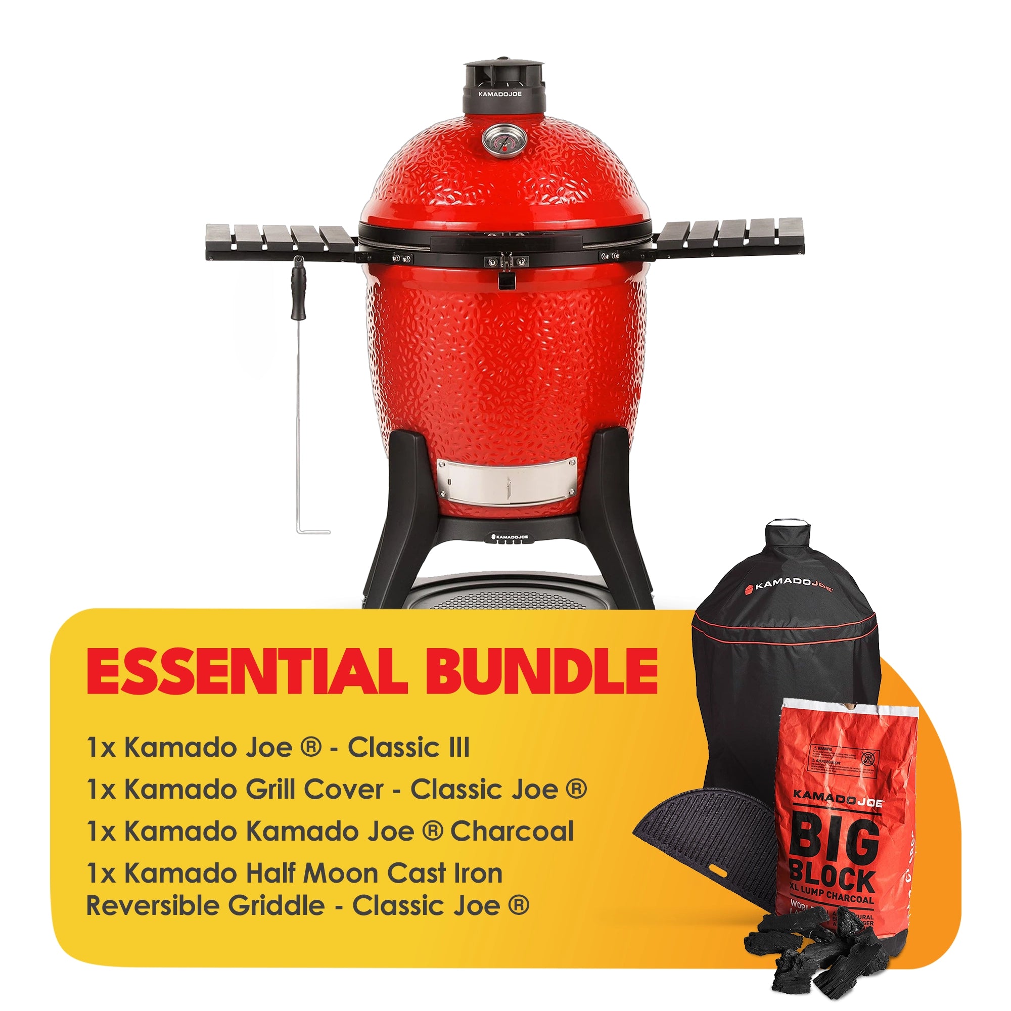 Kamado Joe ® - Classic III with Stand Essential Bundle