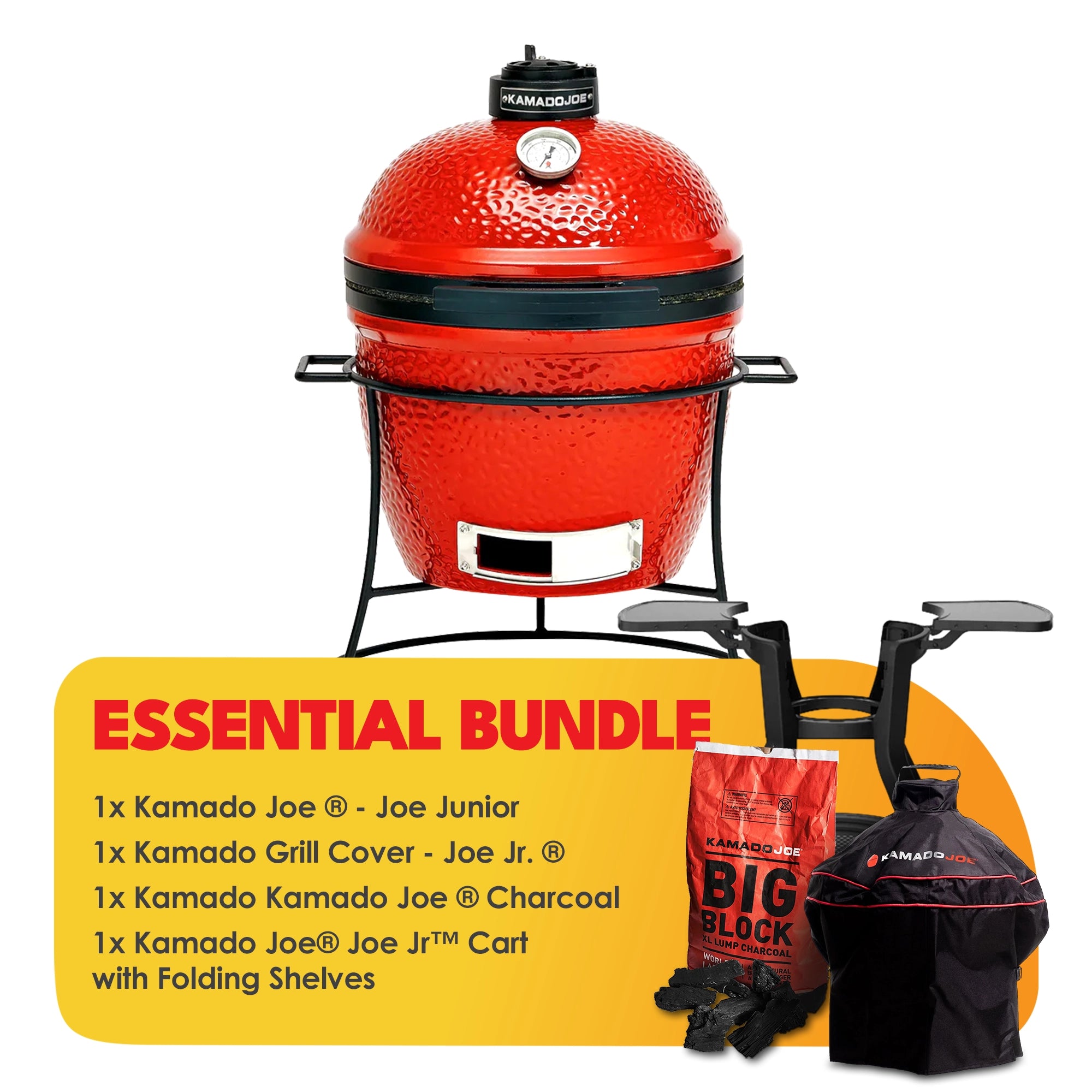 Commando Joe's Box Kamado Joe ® - Joe Junior Essential Bundle – The BBQ King