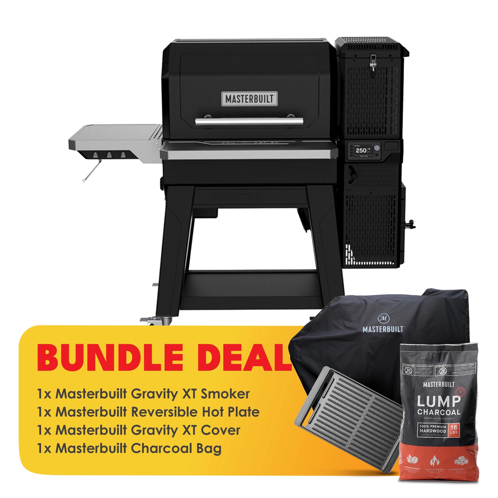 Masterbuilt Gravity Series XT Digital Charcoal Grill + Smoker Essential Bundle