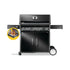 Napoleon Rogue Pro 625 Black 5 Burner BBQ with Infrared Sizzle Sideburner
