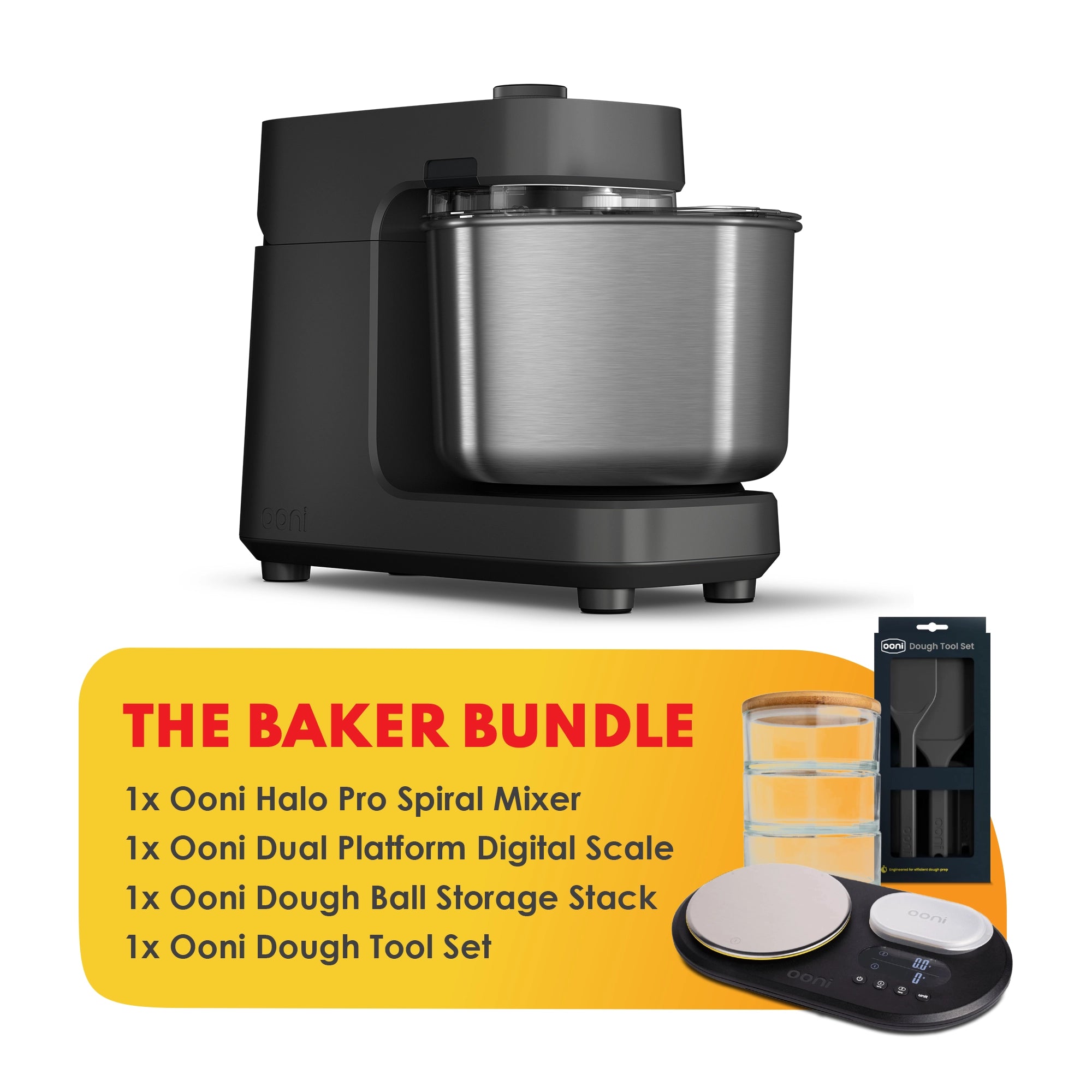 Ooni Halo Pro Baker's Bundle - Charcoal Grey