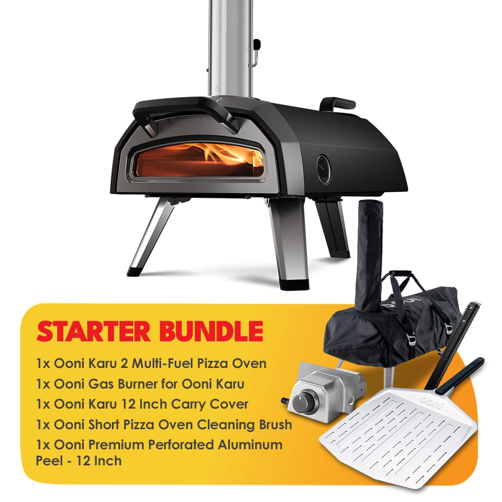 Ooni Karu 2 Multi-Fuel Pizza Oven Starter Bundle