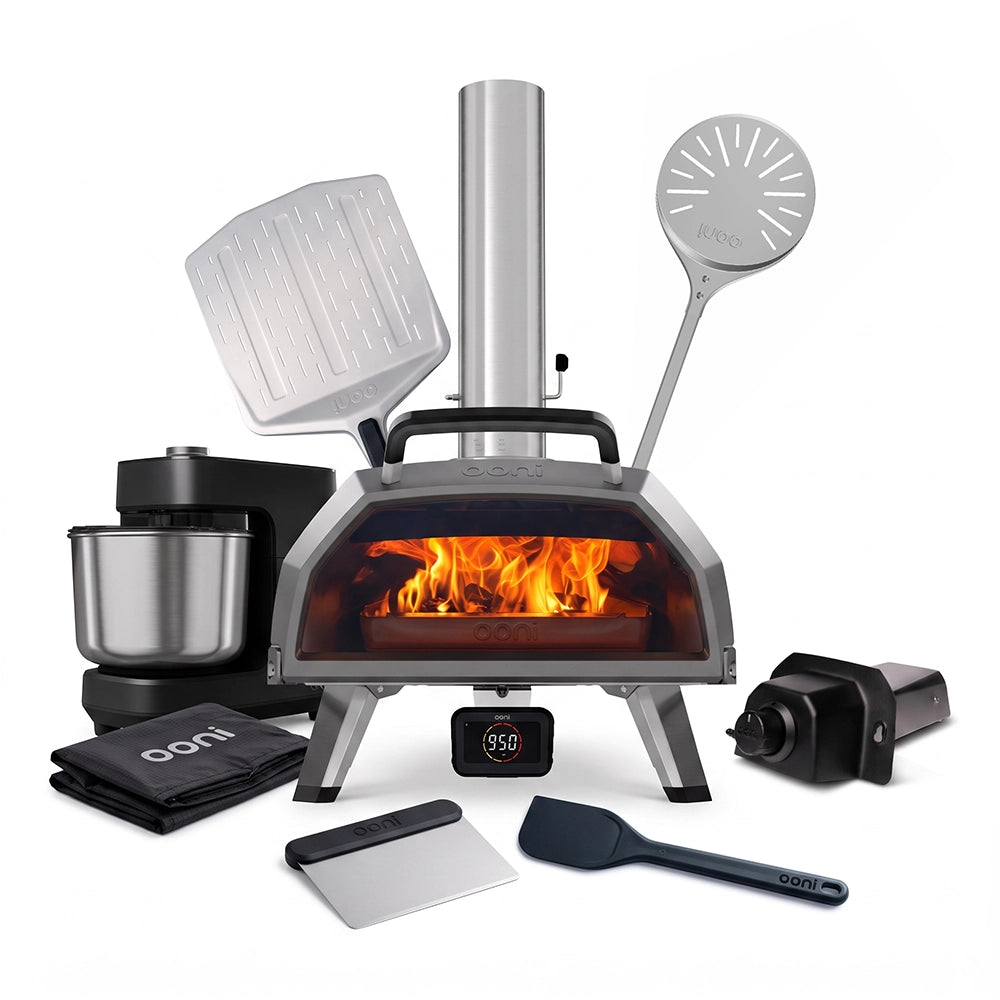 Ooni Karu 2 Pro Pizza Oven and Ooni Halo Core Mixer Foundry Black Bundle