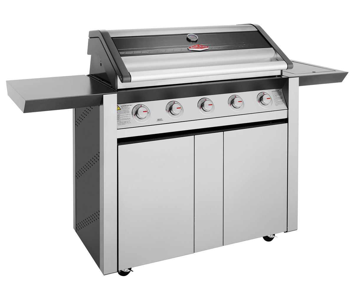 Beefeater 1600 Series 5 Burner Stainless Steel BBQ on Trolley - BMG1651SA