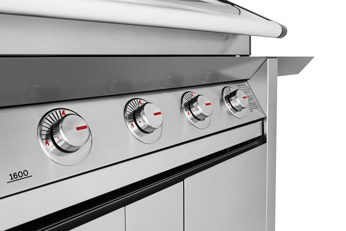 Beefeater 1600 Series Stainless Steel 5 Burner BBQ on Trolley
