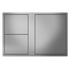 Beefeater Stainless Steel Single Cupboard Door with 2 Drawers