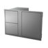 Beefeater Stainless Steel Single Cupboard Door with 2 Drawers