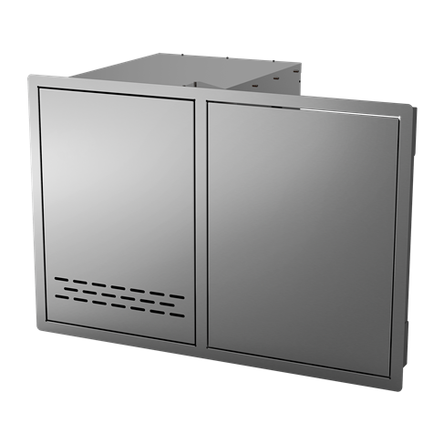 Beefeater Stainless Steel Single Cupboard Door and Gas Tank Drawer