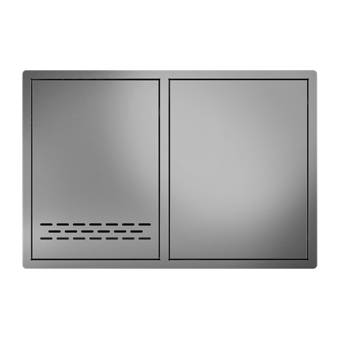 Beefeater Stainless Steel Single Cupboard Door and Gas Tank Drawer