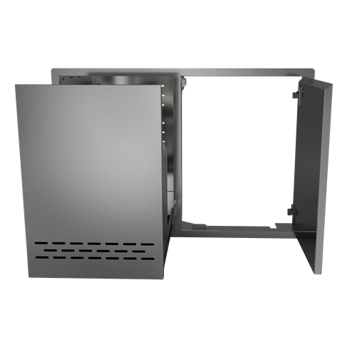 Beefeater Stainless Steel Single Cupboard Door and Gas Tank Drawer
