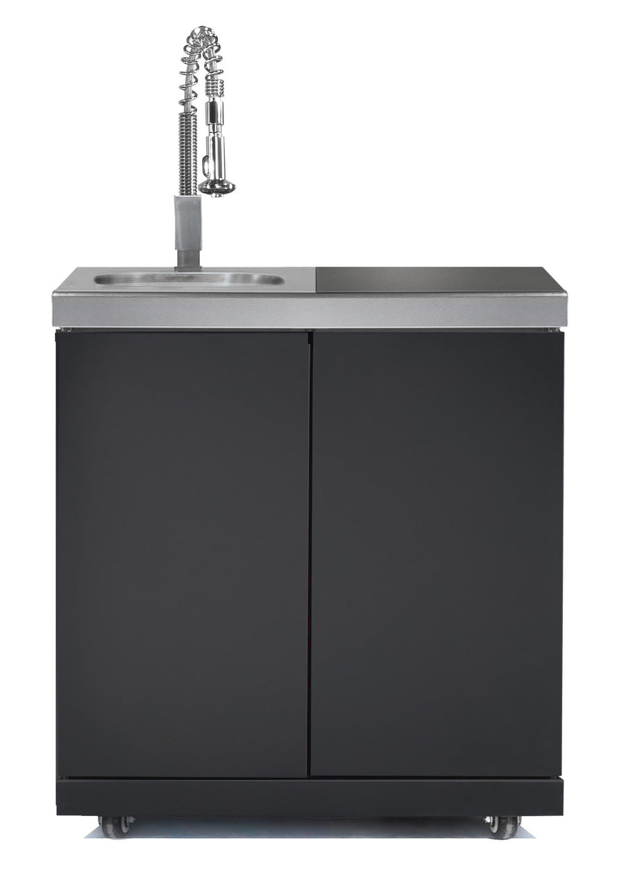 Gasmate Galaxy Black Sink, Bin & Storage Module