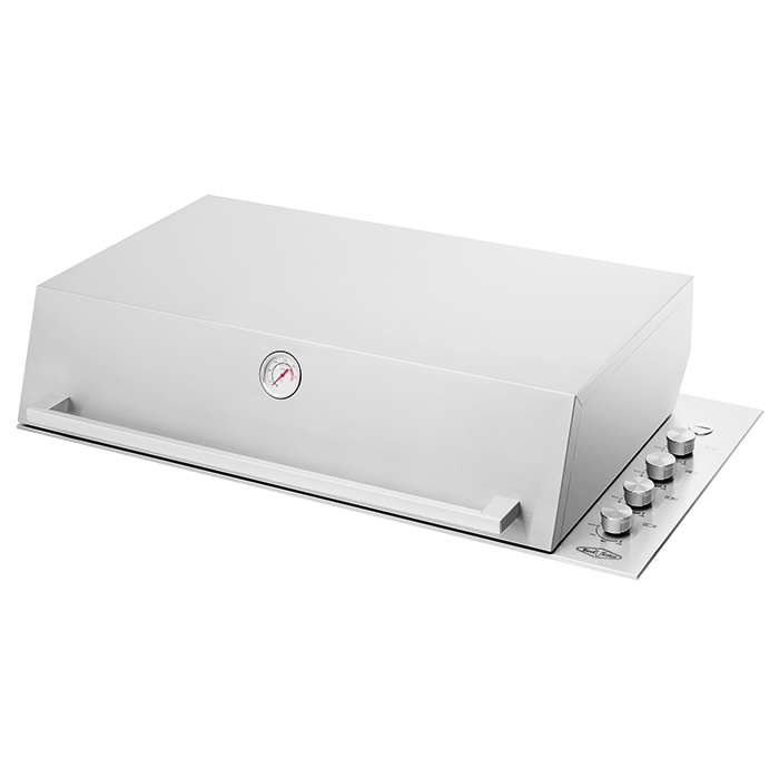 BeefEater Signature ProLine 6 Burner Built-In Natural Gas BBQ with Hood BSH158SA