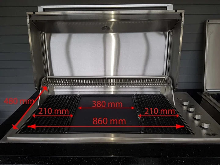 Beefeater Proline 316 Stainless Steel 6 Burner BBQ with Hood and Side Burner - Bundle Deal