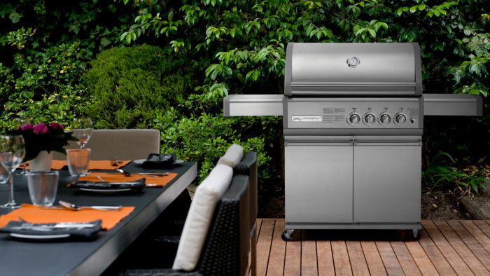Crossray 4 Burner Trolley Barbecue