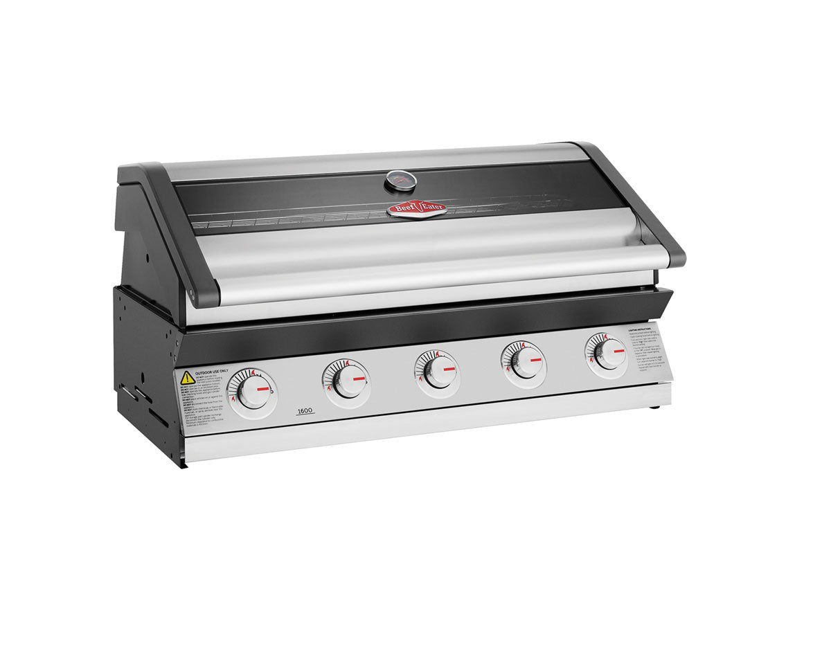 Beefeater 1600 Series Stainless Steel 5 Burner Built-In BBQ