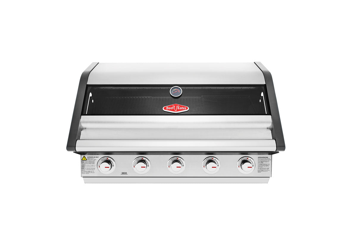 Beefeater 1600 Series 5 Burner Built In Stainless Steel BBQ  - BBG1650SA