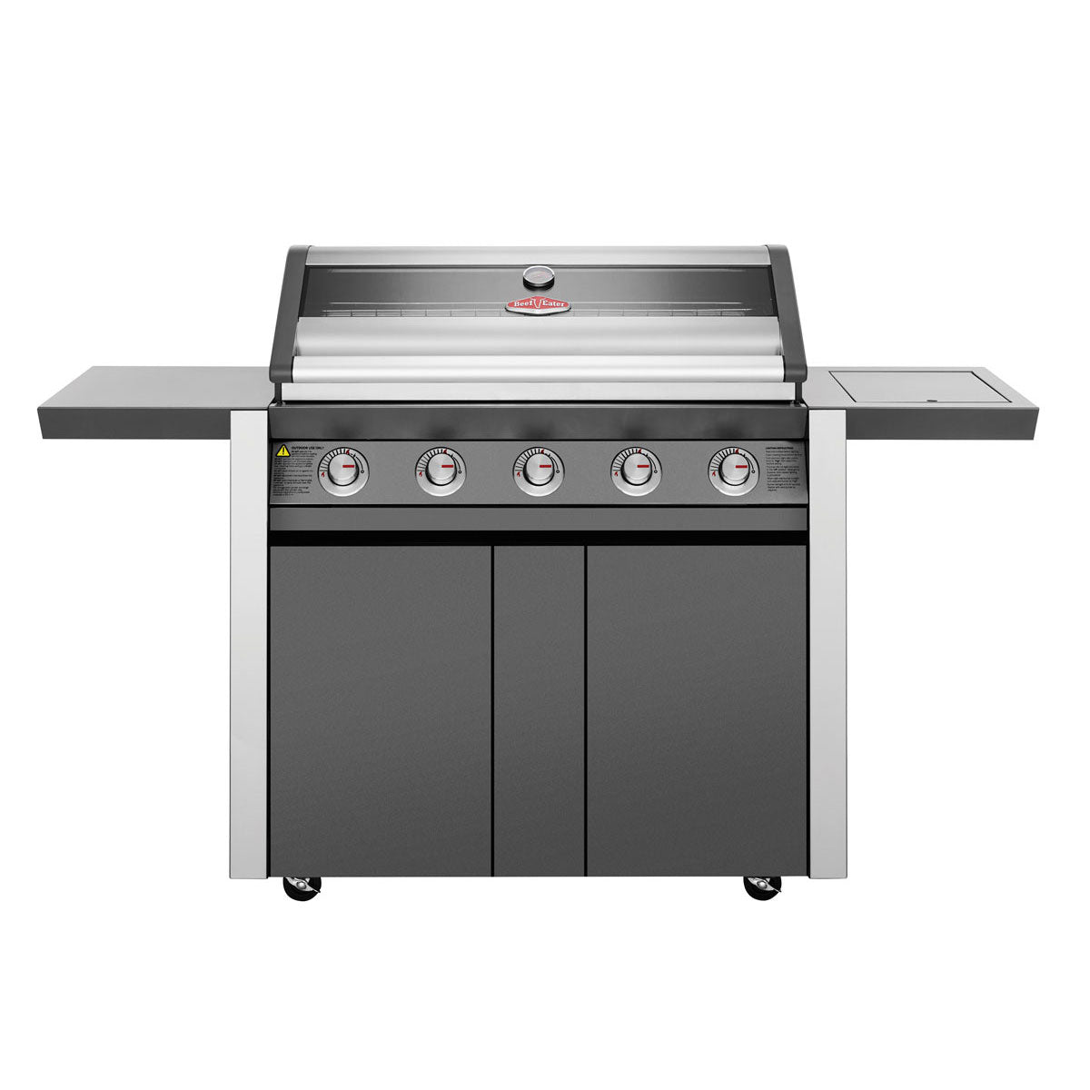 Beefeater 1600 Series 5 Burner Dark BBQ  on Trolley - BMG1651DA