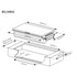 Beefeater Signature ProLine 6 Burner Stainless Steel Built-In BBQ with Lid