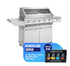 Beefeater 7000 Series Classic 5 Burner with Side Burner BBQ on Trolley