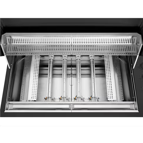 Beefeater Proline 6 Burner BBQ with Hood and Side Burner with COLORBOND Steel Monument Finish - Bundle Deal
